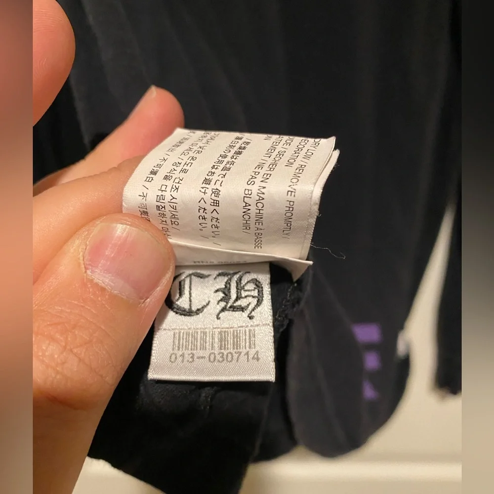 Rare Chrome Hearts Staff Long Sleeve Tee - Picture 5 of 10